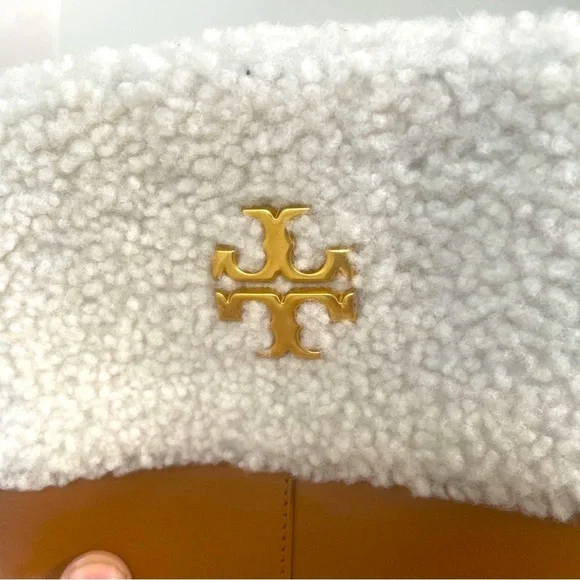 Tory Burch boots Shearling Leather Everly boots tall knee high boots luxury boot - Picture 3 of 16